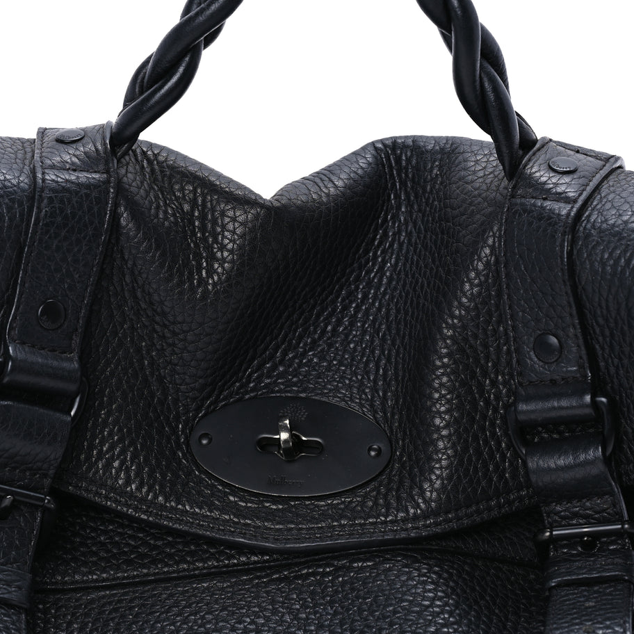 Mulberry Heavy Grain Medium Alexa  Black Image 6
