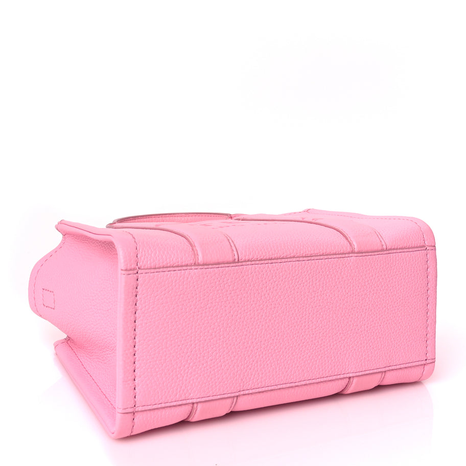 Marc Jacobs Grained Calfskin Small The Tote Bag Fluro Candy Image 3