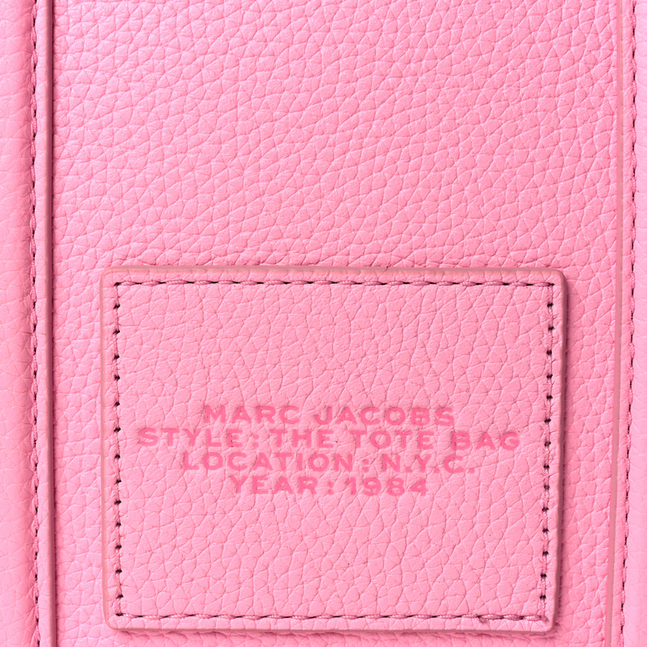 Marc Jacobs Grained Calfskin Small The Tote Bag Fluro Candy Image 5