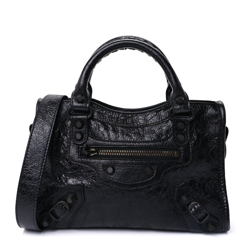  Balenciaga Arena Storico Classic Hardware Le City Mini Black