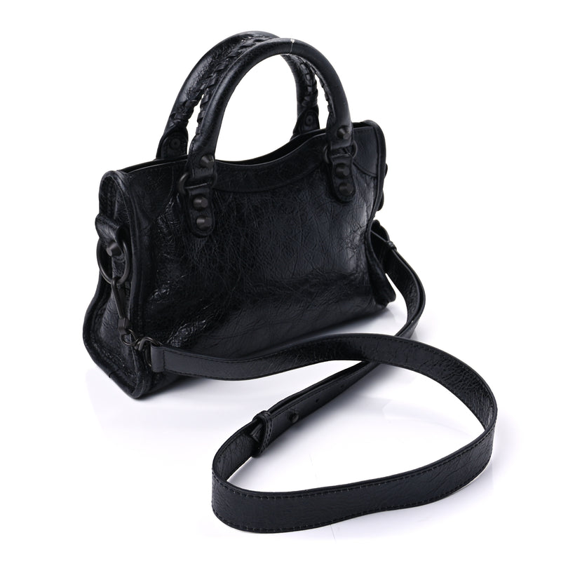  Balenciaga Arena Storico Classic Hardware Le City Mini Black