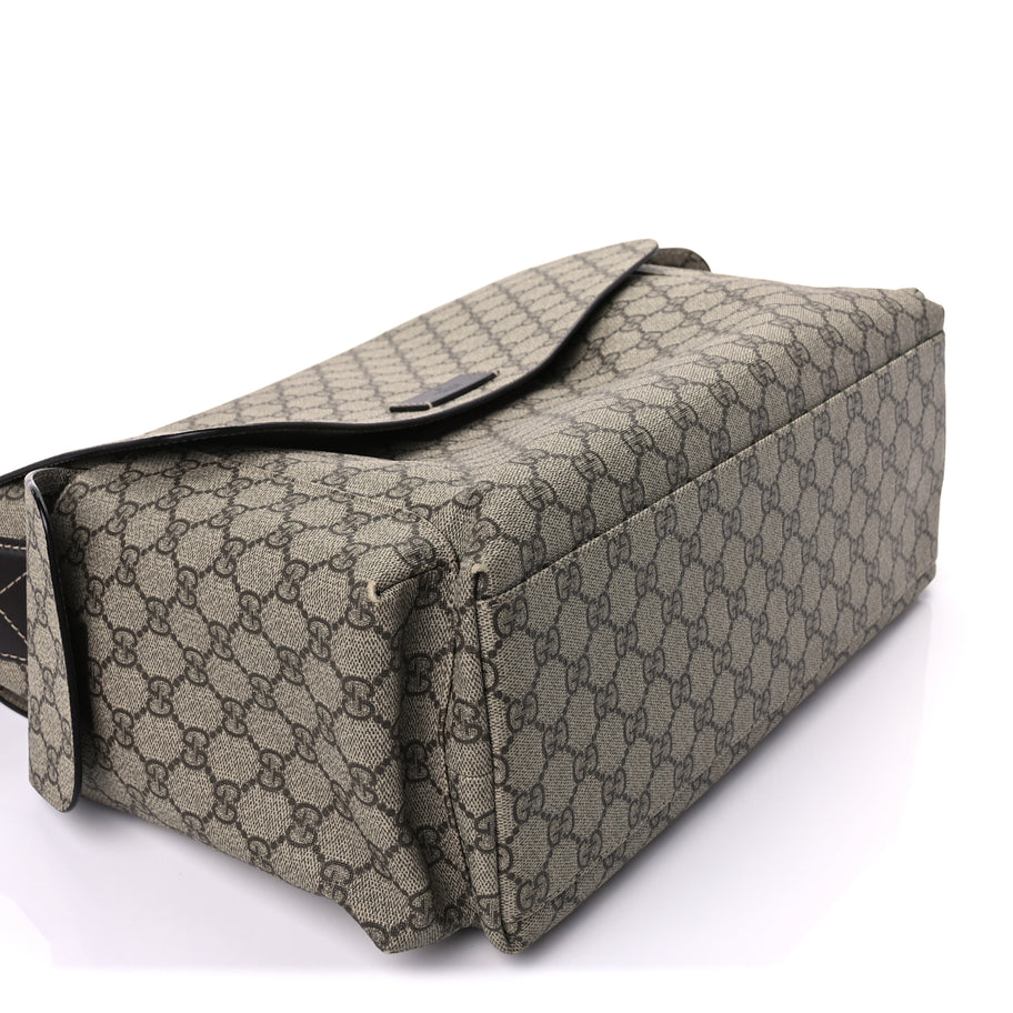 Gucci GG Plus Monogram Messenger Diaper Bag  Dark Brown Image 7
