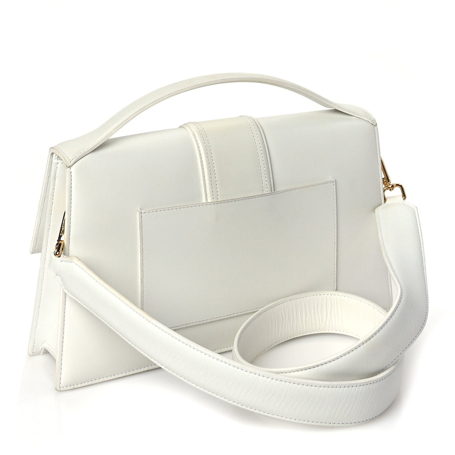 Jacquemus Smooth Calfskin Le Bambinou White Image 2
