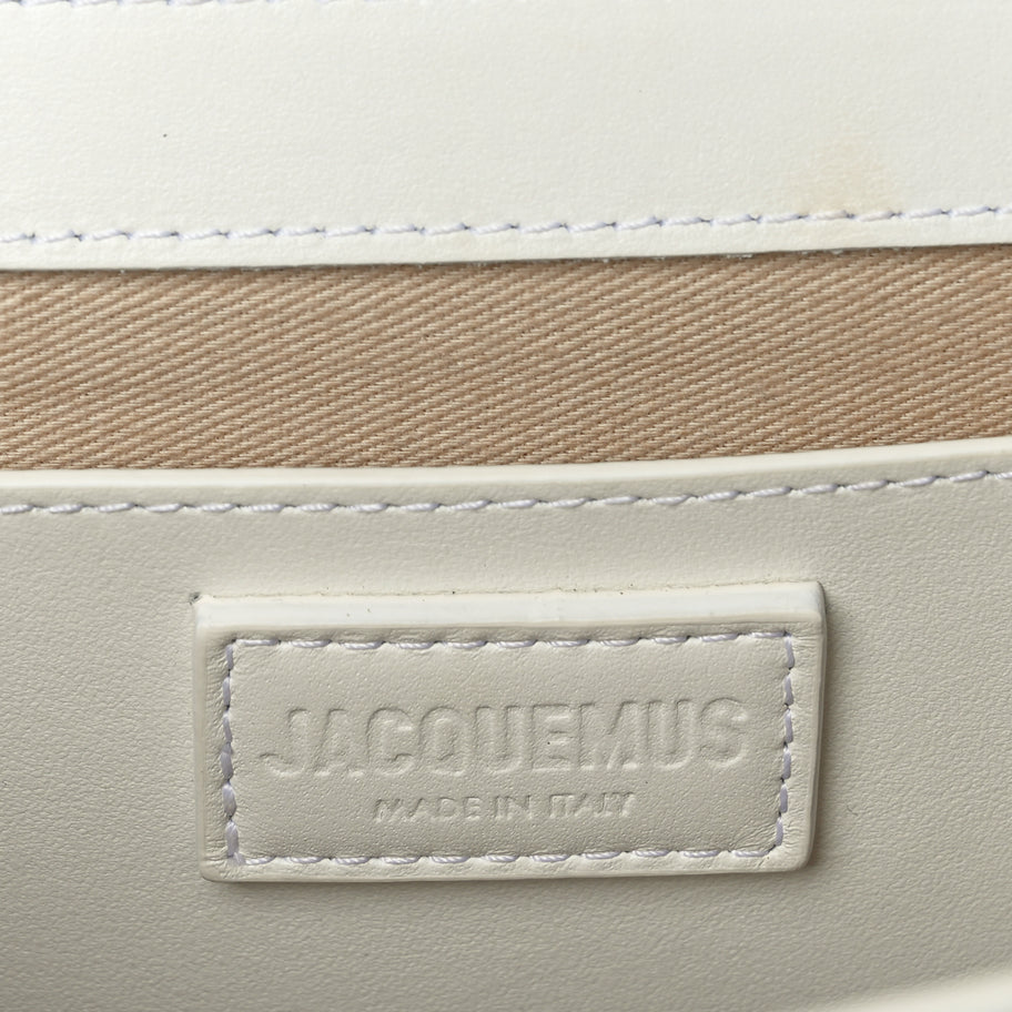 Jacquemus Smooth Calfskin Le Bambinou White Image 5