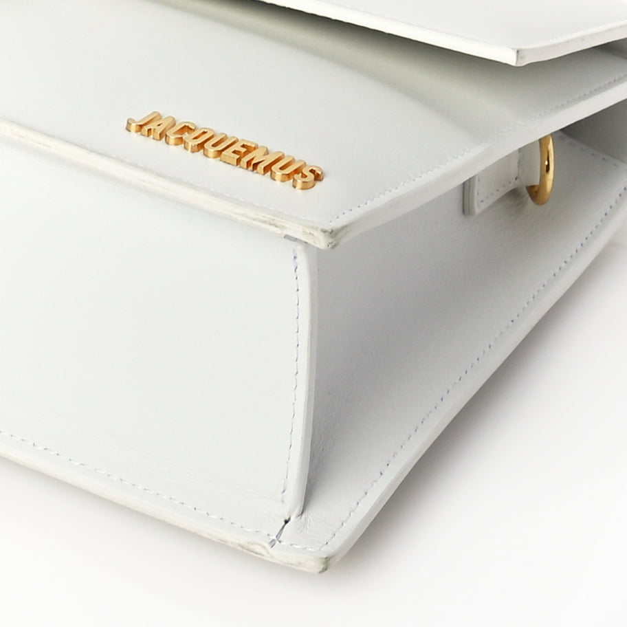 Jacquemus Smooth Calfskin Le Bambinou White Image 8