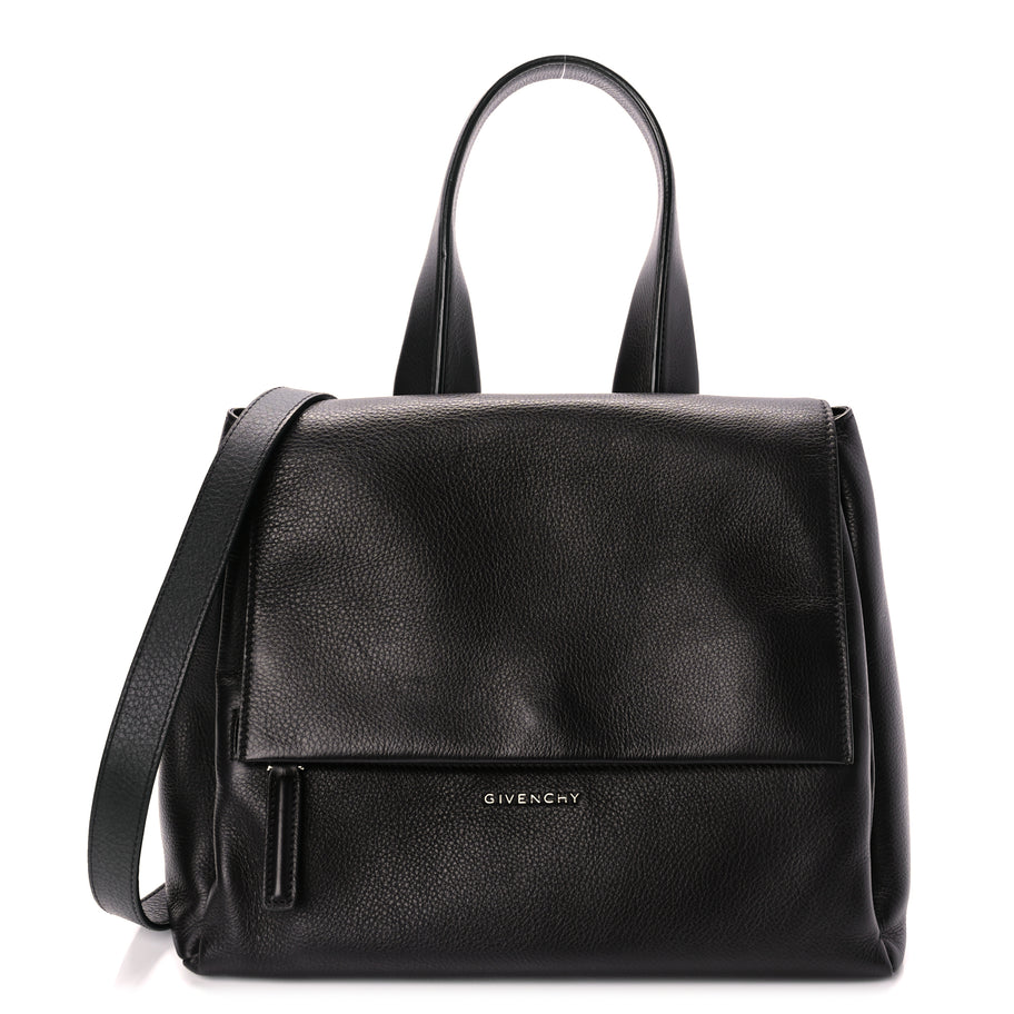 Givenchy Calfskin Small Pandora Pure Flap Bag Black Image 1