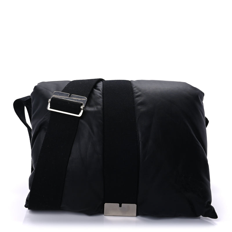  Burberry Nappa Padded Pillow Crossbody Black