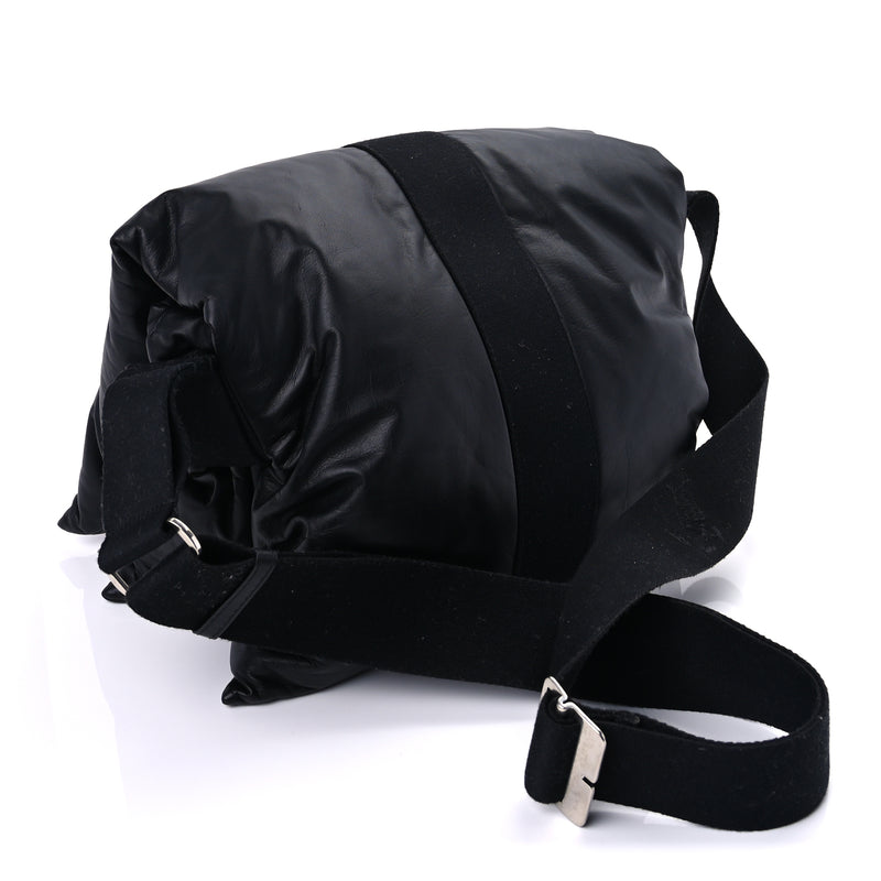  Burberry Nappa Padded Pillow Crossbody Black