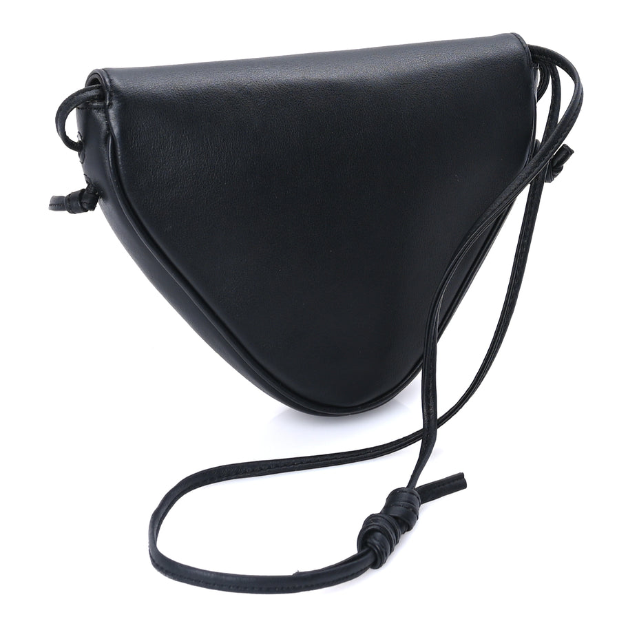Celine Smooth Calfskin Triangle Crossbody Bag Black Image 2