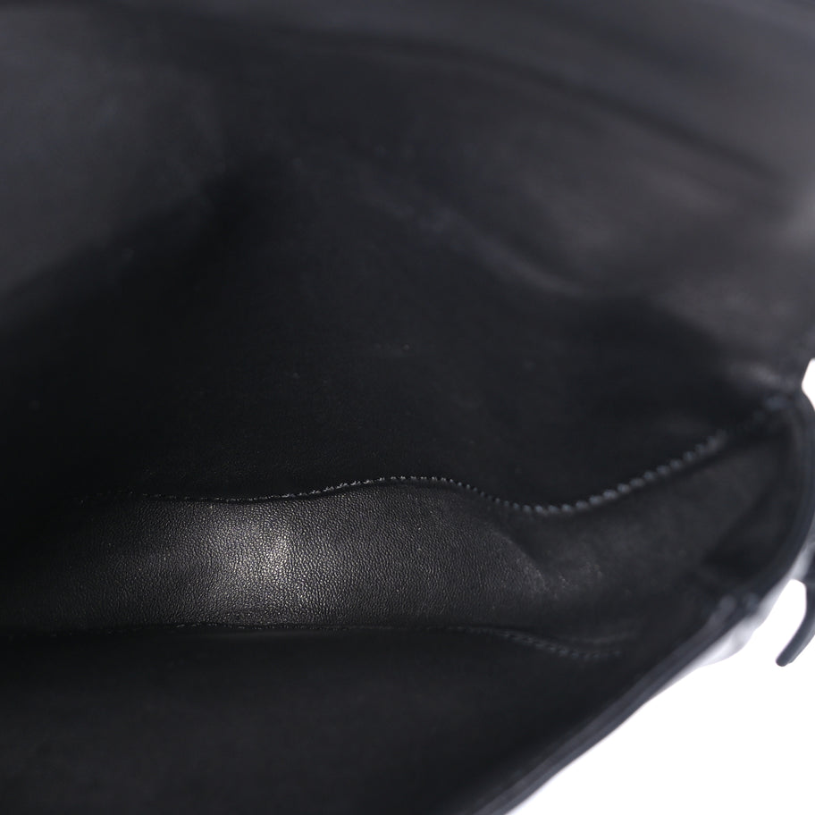 Celine Smooth Calfskin Triangle Crossbody Bag Black Image 4
