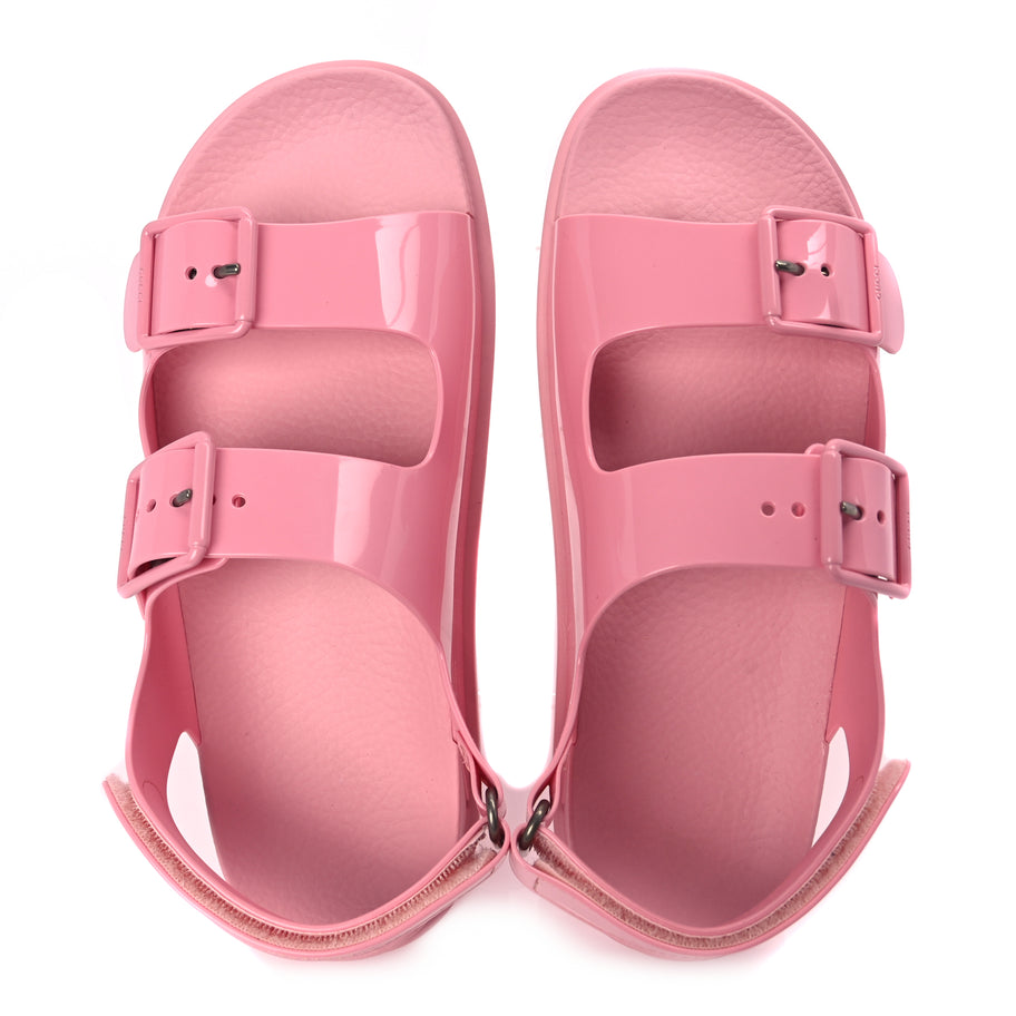 Gucci GUCCI Rubber Mini Double G Womens Isla Dad Sandals 40 Wild Rose Image 5