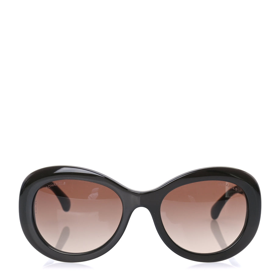Chanel Acetate Polarized CC Sunglasses 5468-B-A Black Image 2