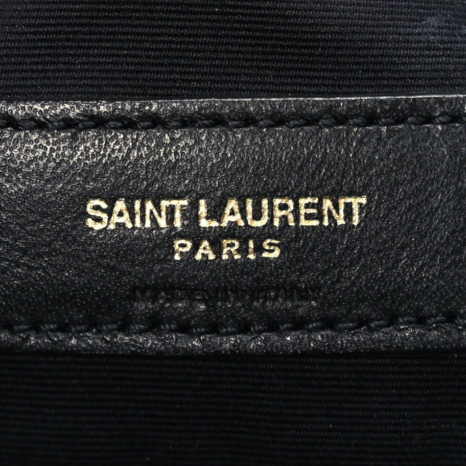Saint Laurent Calfskin Medium Manhattan Shopper Tote  Black Image 5