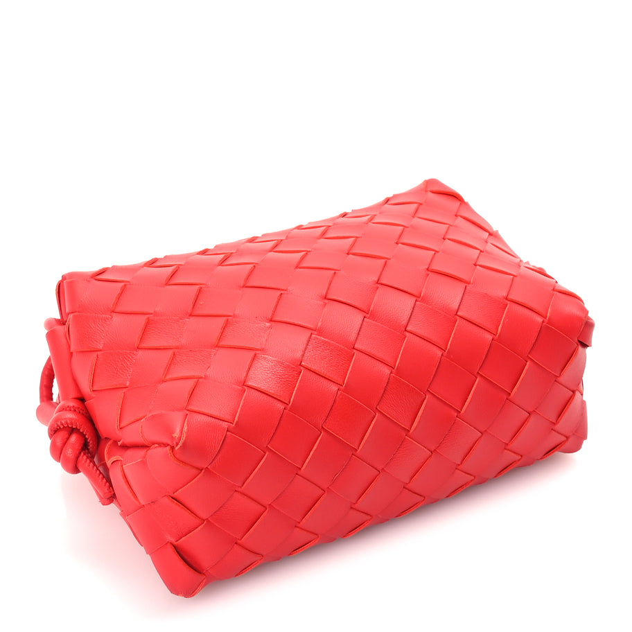 Bottega Veneta Nappa Intrecciato Mini Loop Camera Bag  Redstone Image 3