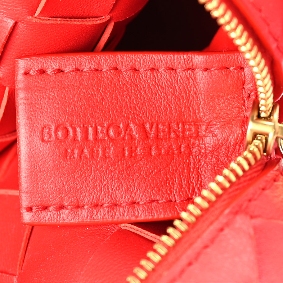 Bottega Veneta Nappa Intrecciato Mini Loop Camera Bag  Redstone Image 5