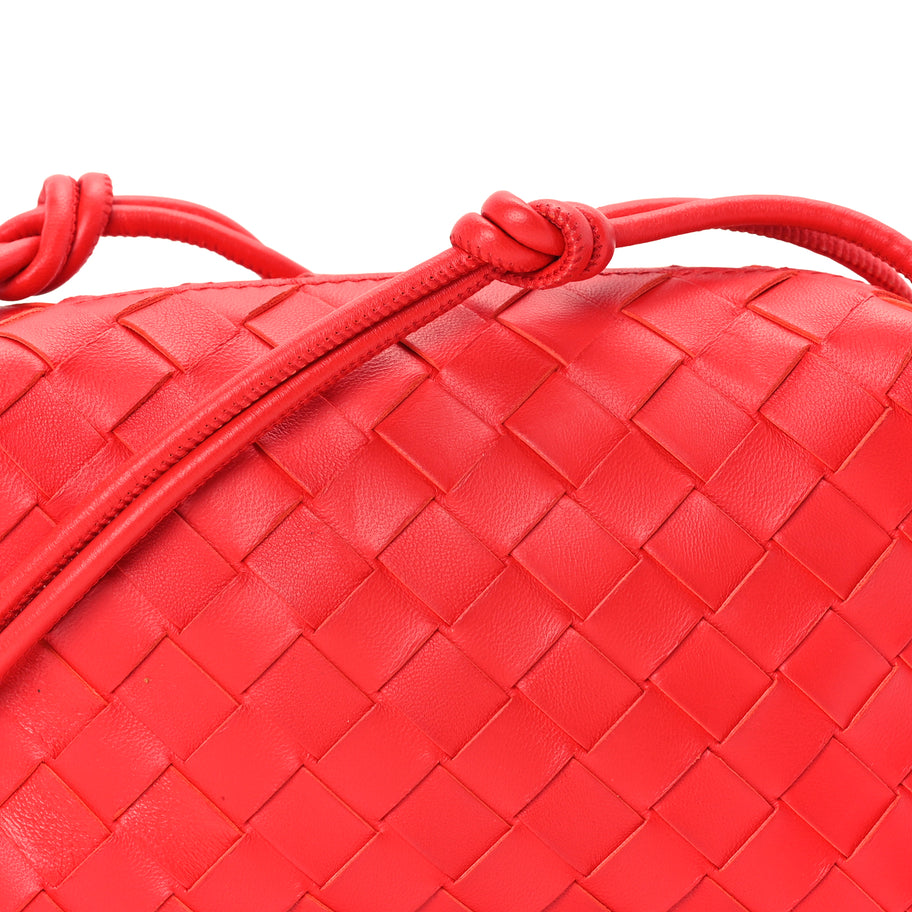 Bottega Veneta Nappa Intrecciato Mini Loop Camera Bag  Redstone Image 6