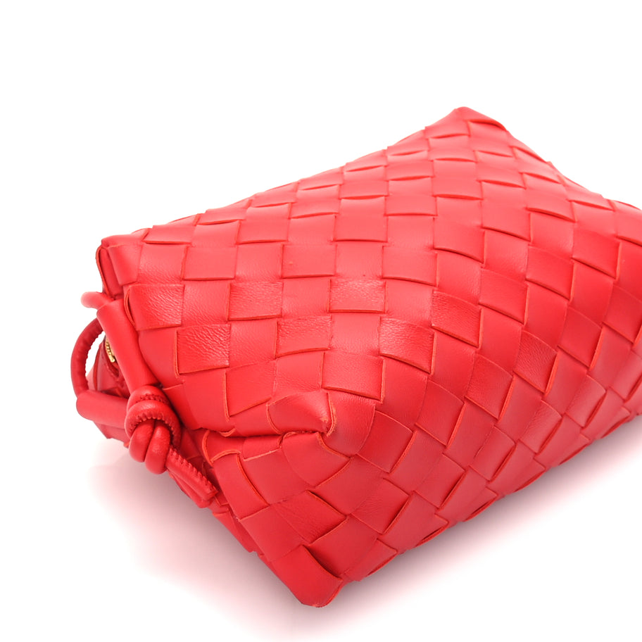 Bottega Veneta Nappa Intrecciato Mini Loop Camera Bag  Redstone Image 7