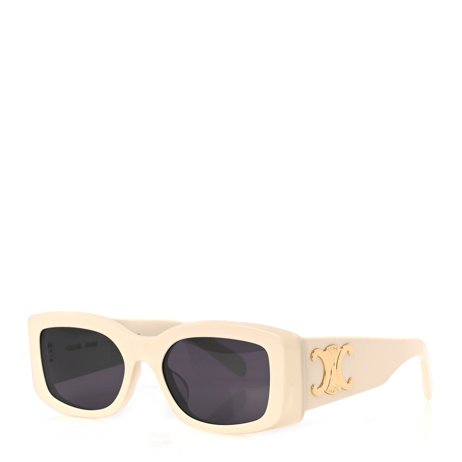 Celine Acetate Triomphe XL 01 Sunglasses CL40282U White Image 1