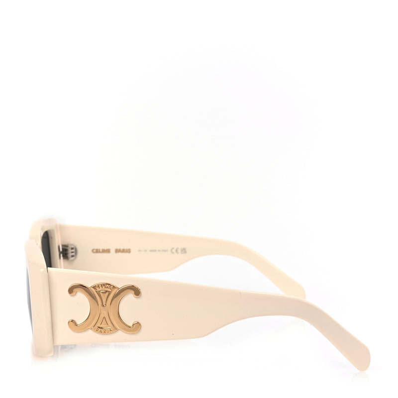  Celine Acetate Triomphe XL 01 Sunglasses CL40282U White