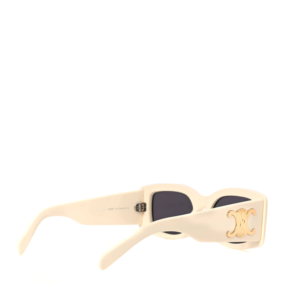 Celine Acetate Triomphe XL 01 Sunglasses CL40282U White Image 4