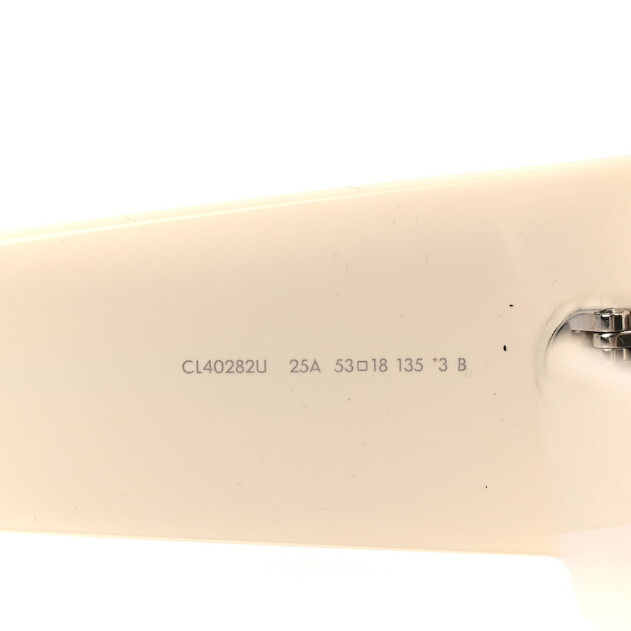 Celine Acetate Triomphe XL 01 Sunglasses CL40282U White Image 5