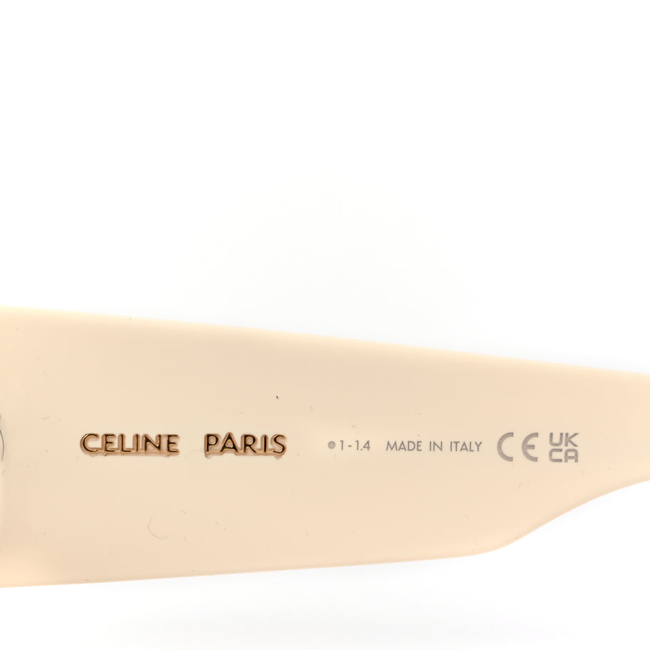 Celine Acetate Triomphe XL 01 Sunglasses CL40282U White Image 6