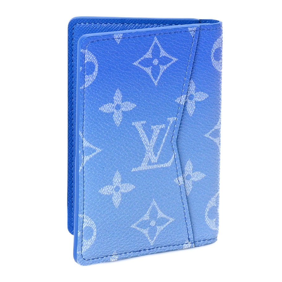 Louis Vuitton Monogram Clouds Pocket Organizer  Blue Image 3