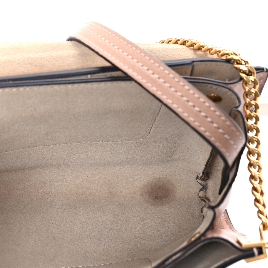 Chloe Goatskin Small Faye Shoulder Bag  Biscotti Beige Image 4
