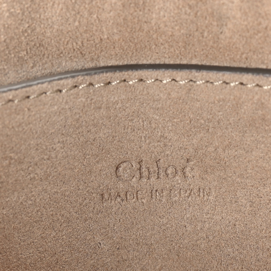 Chloe Goatskin Small Faye Shoulder Bag  Biscotti Beige Image 5
