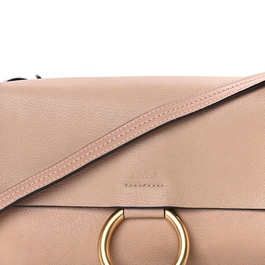 Chloe Goatskin Small Faye Shoulder Bag  Biscotti Beige Image 6