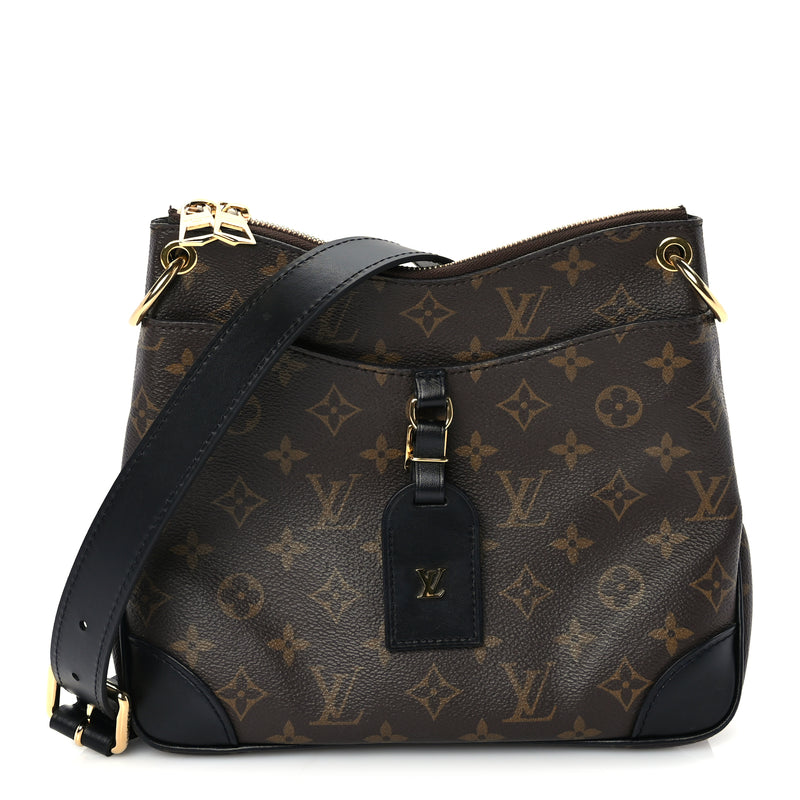  Louis Vuitton Monogram Odeon PM  Black
