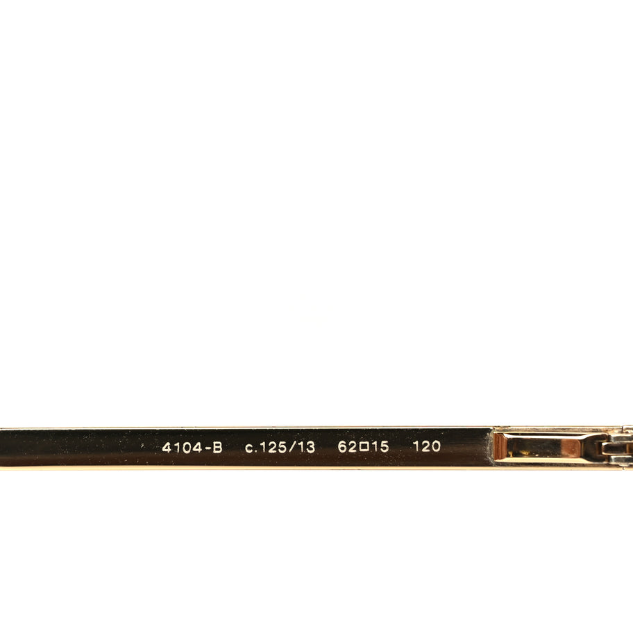 Chanel Crystal CC Logo Sunglasses 4104-B Gold Image 5