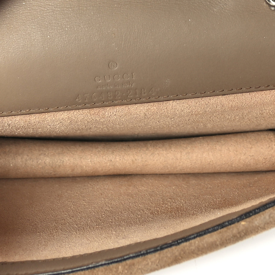 Gucci GG Supreme Monogram Super Mini Dionysus Shoulder Bag Taupe Image 4
