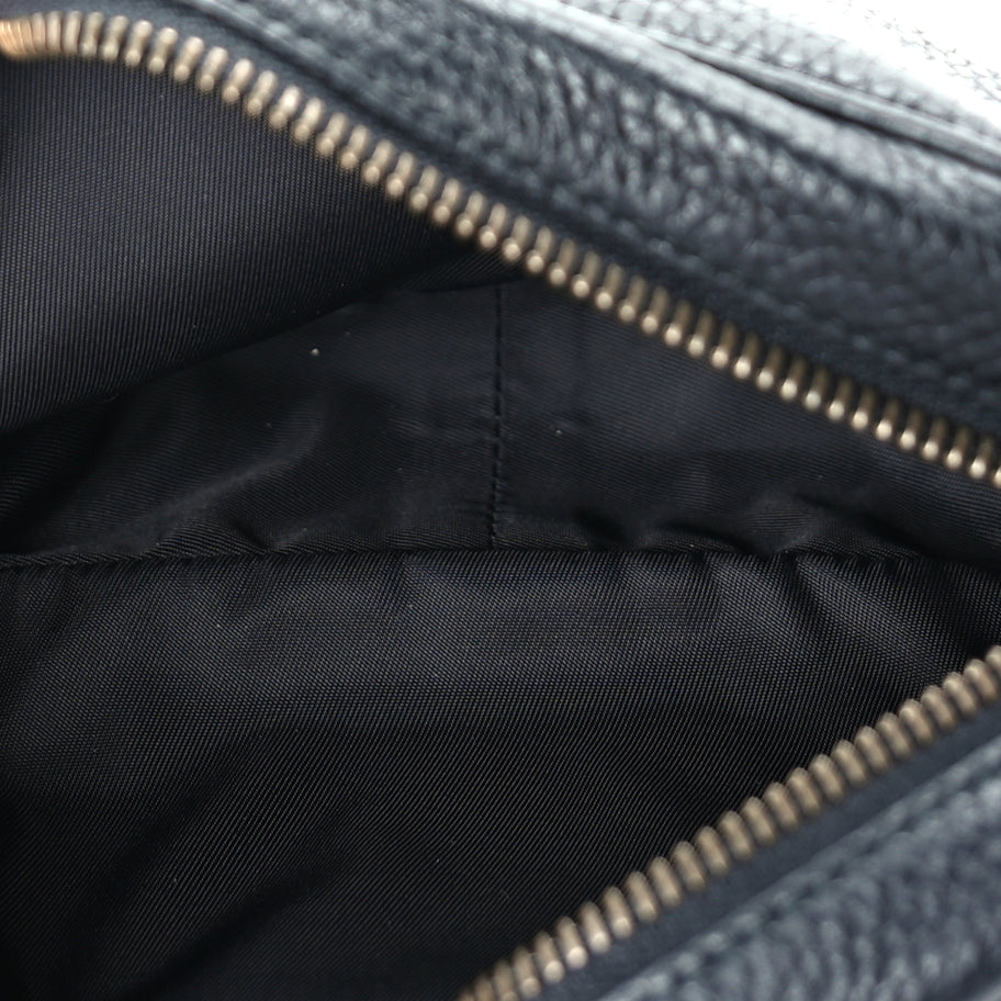 Gucci Pebbled Calfskin Mini Soho Disco Bag Black Image 4
