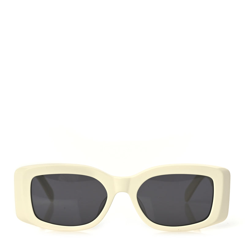 Celine Acetate Triomphe XL 01 Sunglasses CL40282U Ivory