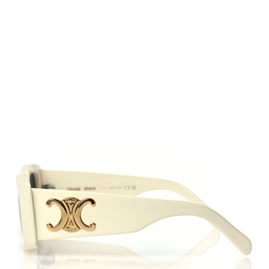 Celine Acetate Triomphe XL 01 Sunglasses CL40282U Ivory Image 3