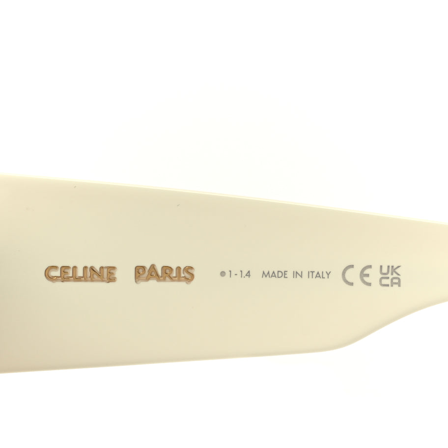 Celine Acetate Triomphe XL 01 Sunglasses CL40282U Ivory Image 5