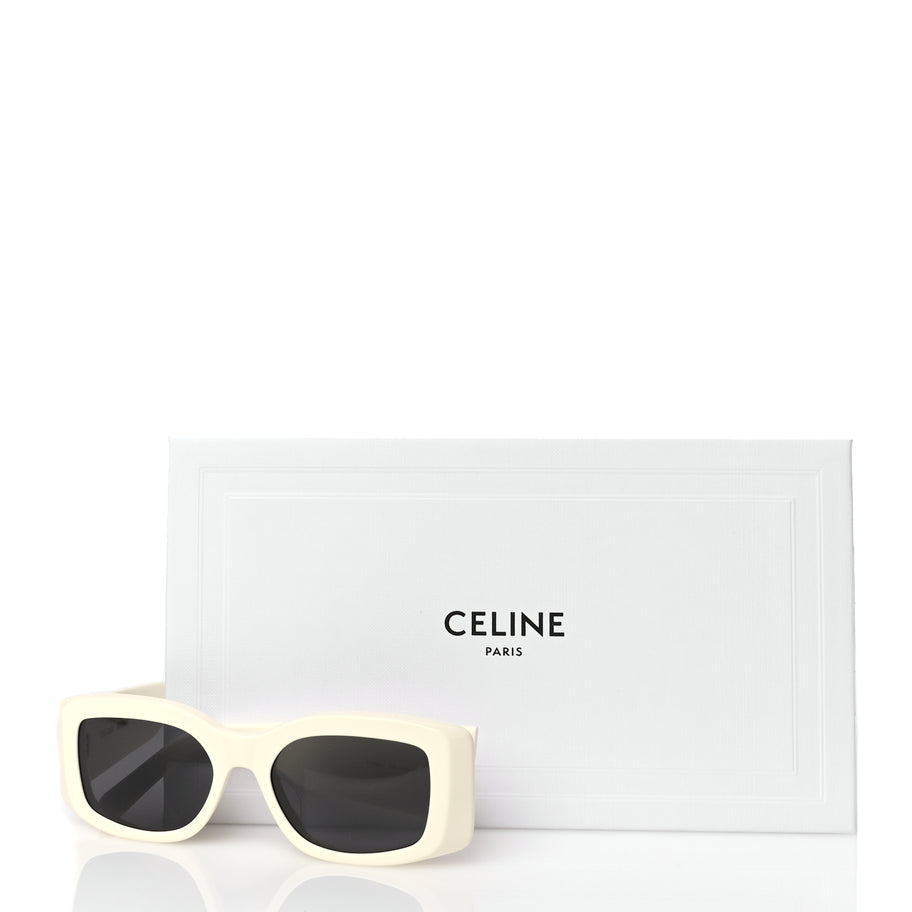 Celine Acetate Triomphe XL 01 Sunglasses CL40282U Ivory Image 7