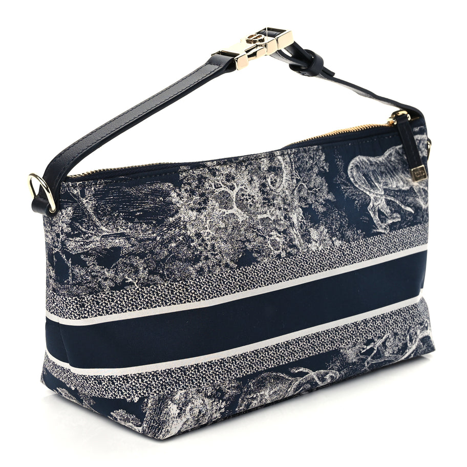 Christian Dior Technical Fabric Toile De Jouy DiorTravel Nomad Pouch Image 2