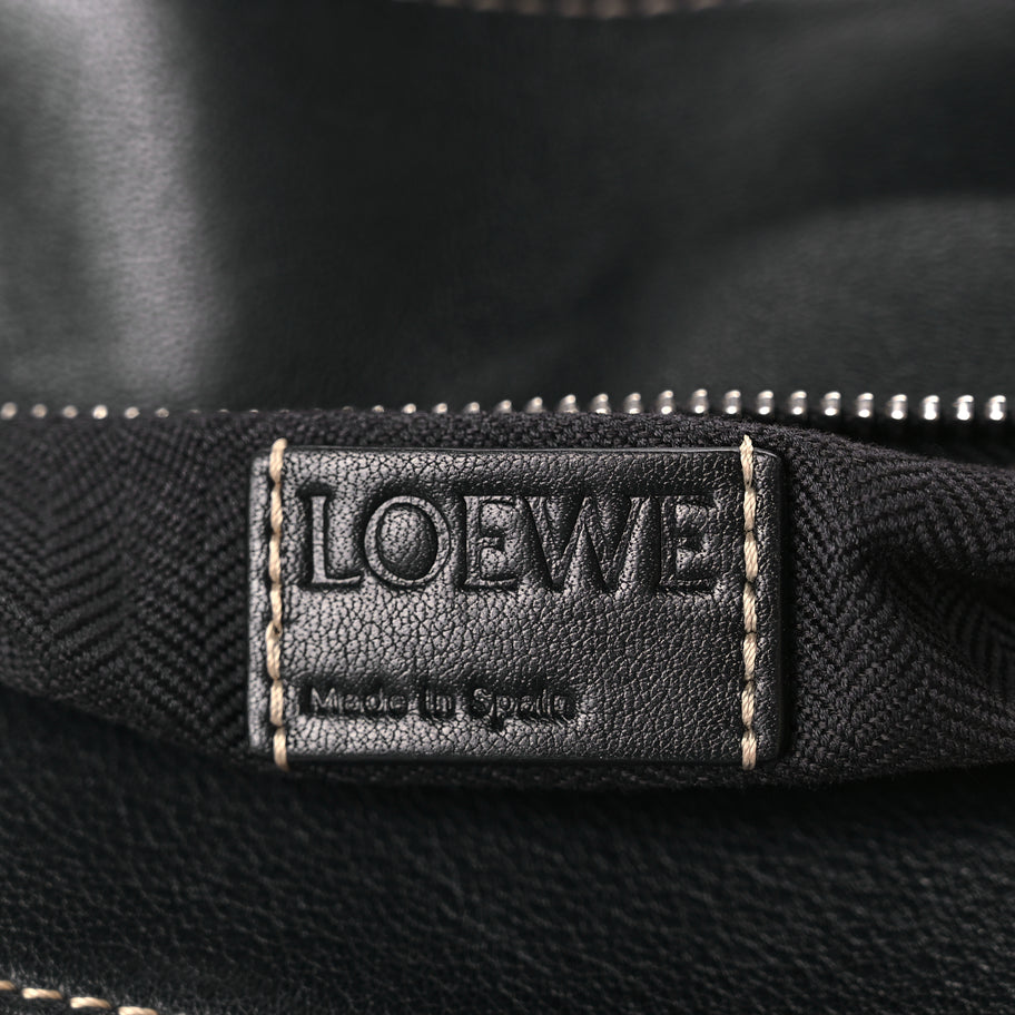 Loewe Calfskin Small Puzzle Bag Taupe Black Image 5
