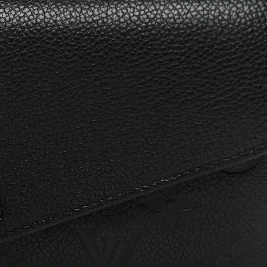 Louis Vuitton LOUIS VUITTON Empreinte Sarah Wallet NM Black Image 7