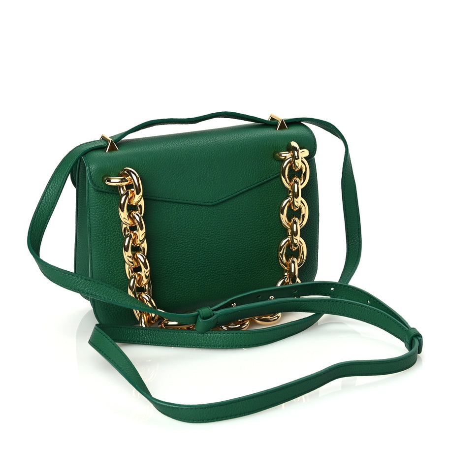 Bottega Veneta Calfskin Mount Envelope Bag Jungle Image 2