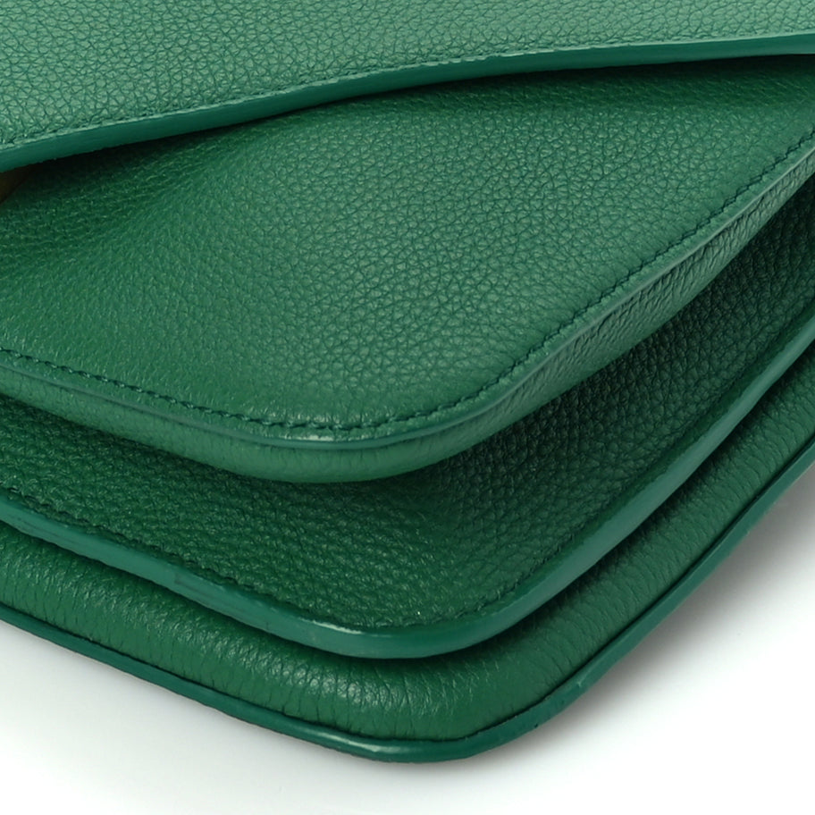 Bottega Veneta Calfskin Mount Envelope Bag Jungle Image 8