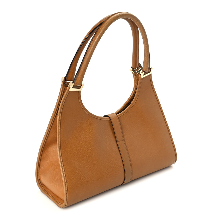Gucci Calfskin Bardot Hobo Tan Image 2