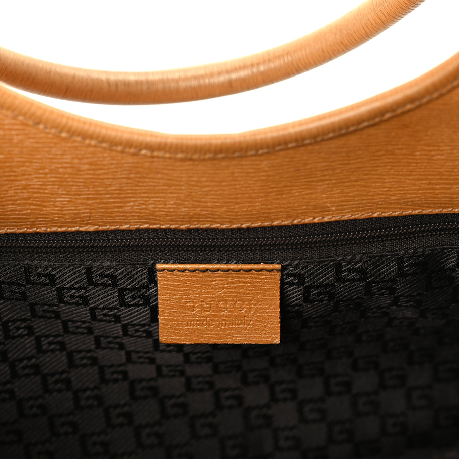 Gucci Calfskin Bardot Hobo Tan Image 5
