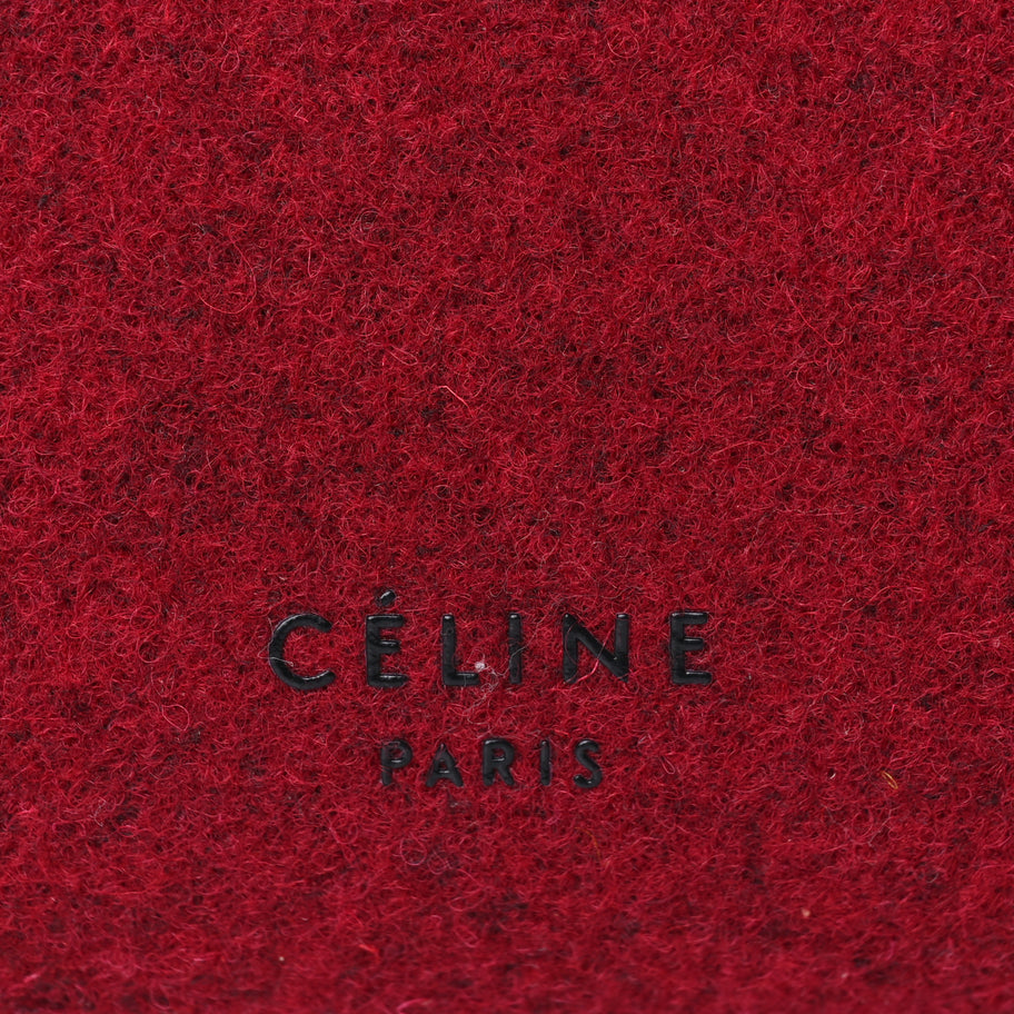 Celine Felt Smooth Calfskin Mini Belt Bag Red Image 5