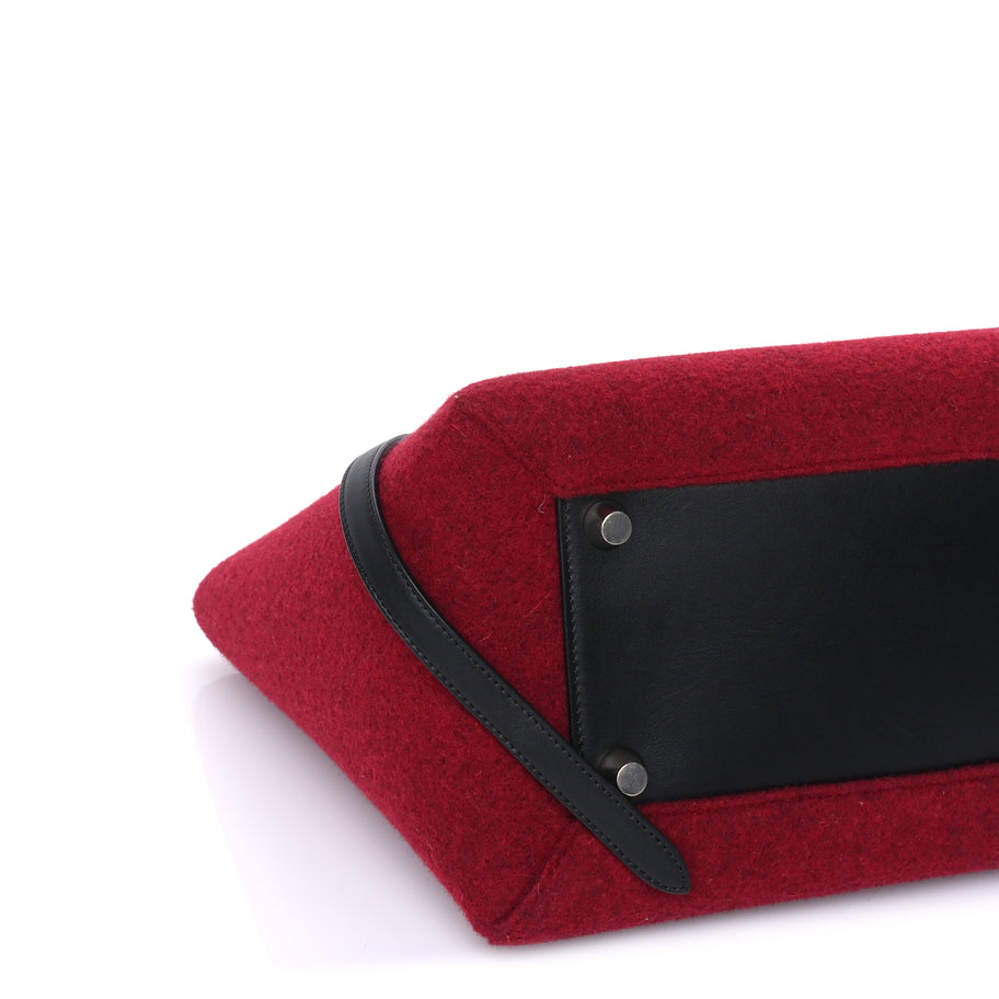 Celine Felt Smooth Calfskin Mini Belt Bag Red Image 7