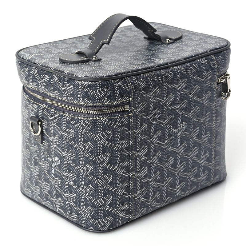  Goyard Goyardine Muse Vanity Case Grey