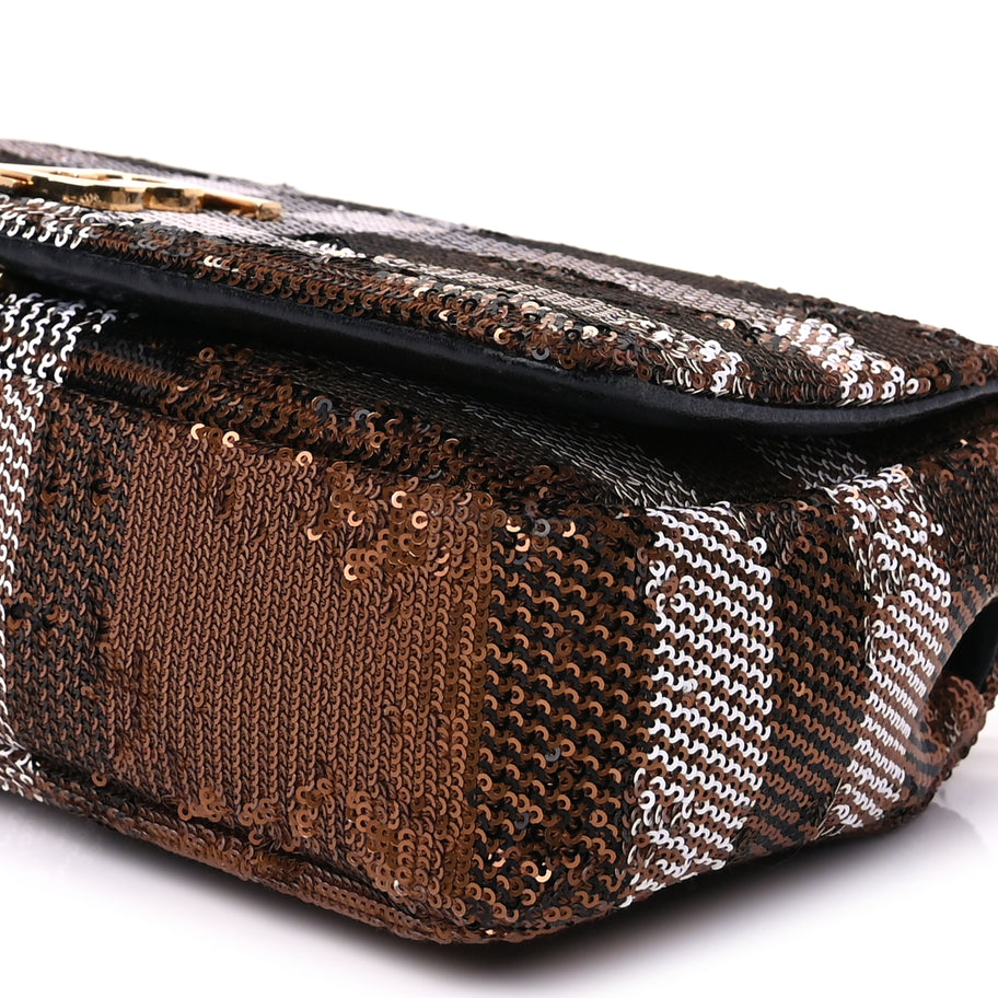 Burberry Sequin Small Lola Bag  Dark Birch Image 8