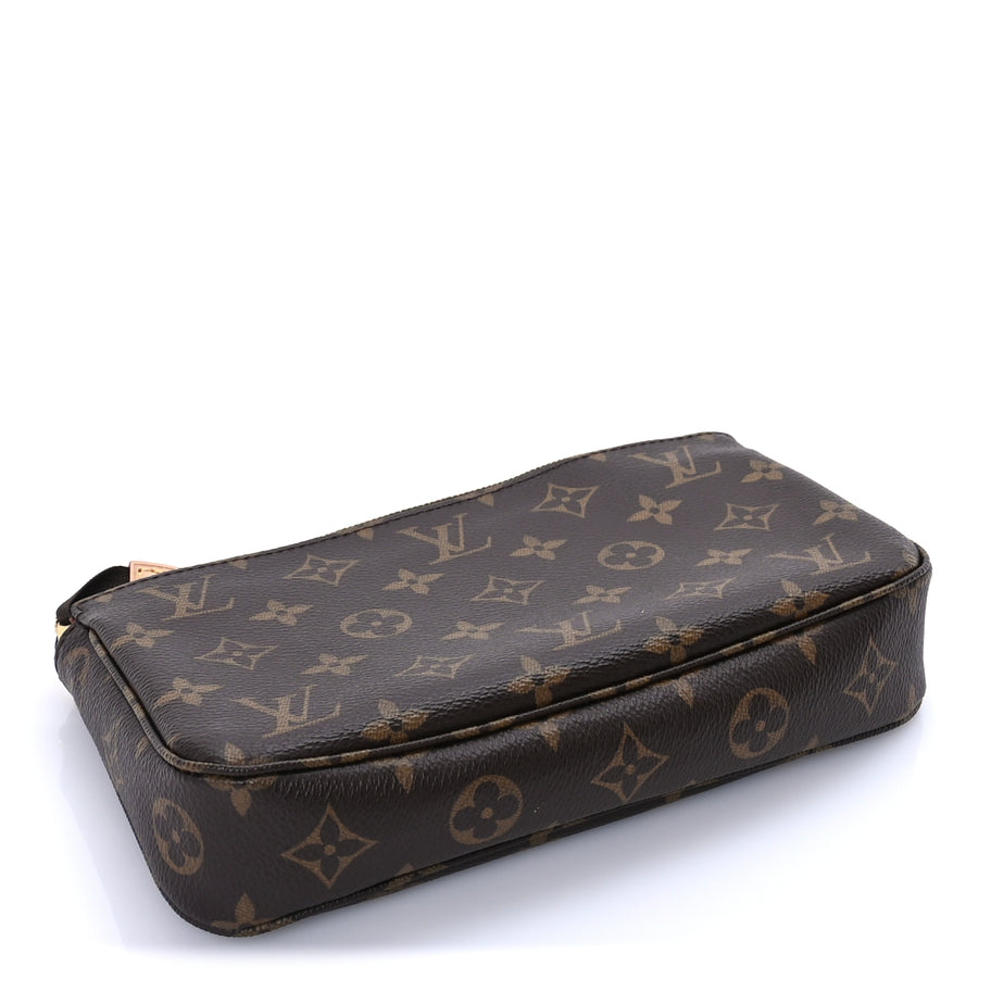 Louis Vuitton Monogram Chain Pochette Accessories Brown Image 3